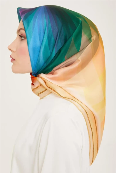 ARMİNE DJ SAF İPEK EŞARP 9112 YAZ SEZON 2024 - 3