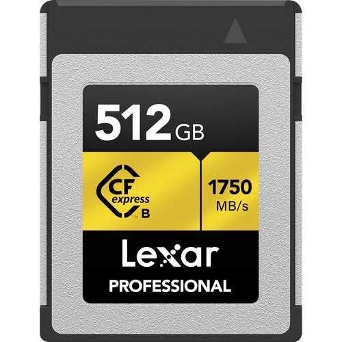 Lexar 512GB CFexpress Type B 1750Mb/1500Mb Hafıza Kartı