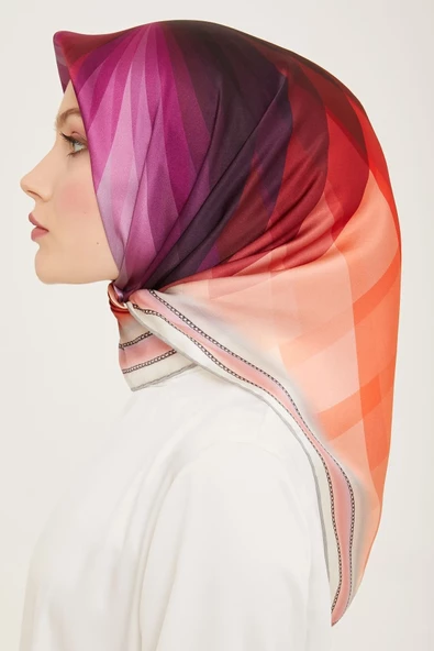 ARMİNE DJ SAF İPEK EŞARP 9112 YAZ SEZON 2024 - 10