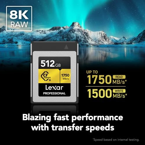 Lexar 512GB CFexpress Type B 1750Mb/1500Mb Hafıza Kartı - 4