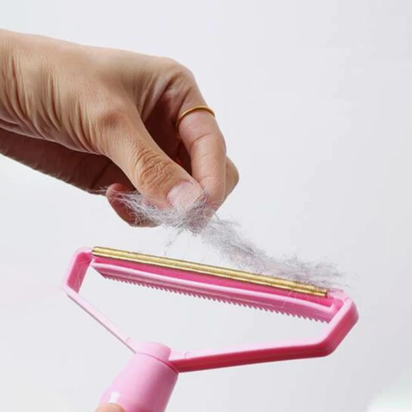 Tüy Toplayıcı Taşınabilir Çift Taraflı Elbise Kazak Kumaş Tüy Tiftik Temizleyici Toplayıcı - 3