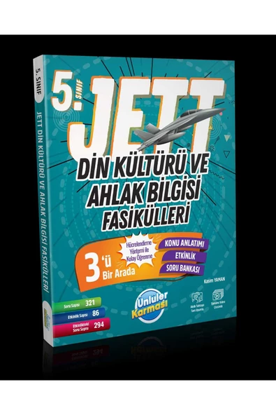 5.SINIF JETT DİN KÜLTÜRÜ VE AHLAK BİLGİSİ FASİKÜLLERİ (2024-2025 GÜNCEL BASKI) ürün görseli 1