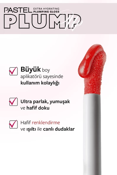 Plump Up Extra Hydrating Plumping Gloss - Dolgunlaştıran Dudak Parlatıcısı 209 Red Velvet - 3