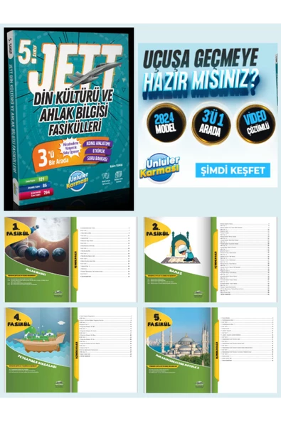 5.SINIF JETT DİN KÜLTÜRÜ VE AHLAK BİLGİSİ FASİKÜLLERİ (2024-2025 GÜNCEL BASKI) - Resim 3