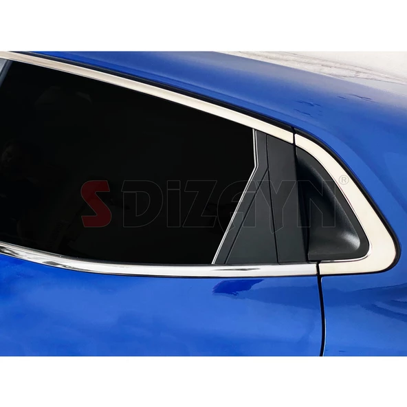 Renault Clio 5 Krom Cam Çerçevesi 12 Parça 2019 2020 2021 2022 2023 2024 - Resim 4