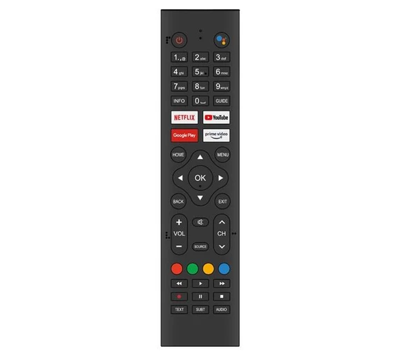 Simfer 43SFSA4B İle Uyumlu Android Led Tv Kumandası-Mikrofonsuz