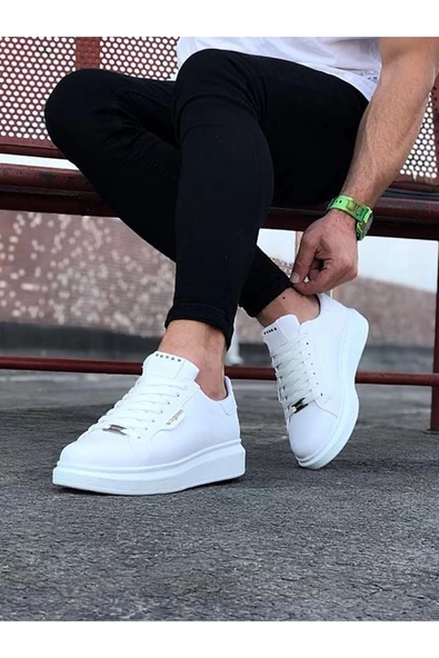 Terzi Bey Tb01 Beyaz Düz Erkek Casual Ayakkabı - 2