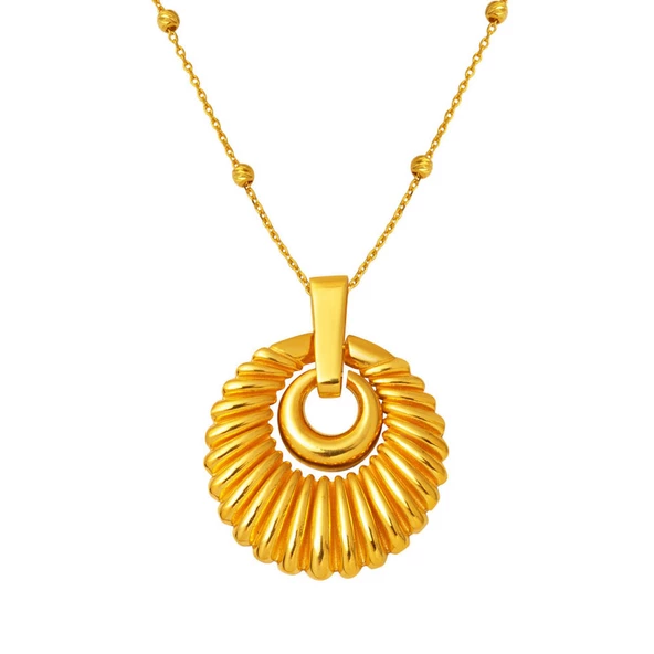 Deniz Kabuğu 22 Ayar Altın Kolye ürün görseli