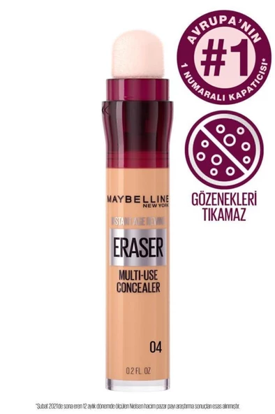 Maybelline New York Kapatıcı - Instant Age Eraser Concealer 04 Honey - 2