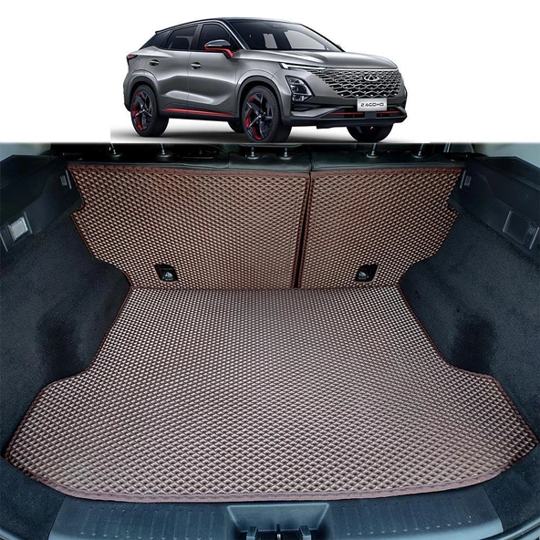 Bod Chery Omoda 5 Pro 3D Havuzlu Paspas ve Bagaj Havuzu Seti 2024-Sonrası Kahve 8 Parça ürün görseli