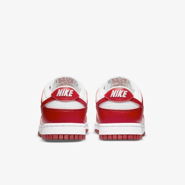 NİKE Dunk Low Next Nature White 'Gym Red' (W) DN1431-101 - 5