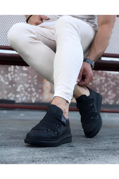 Terzi Bey Tb033  Kömür Erkek Yüksek Taban  Ayakkabı - 2