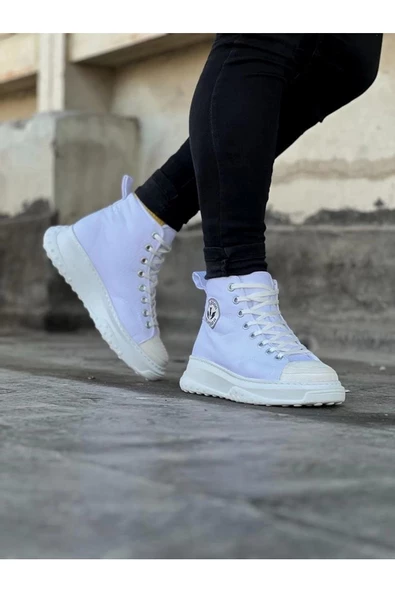 Terzi Bey Tb017 Beyaz Erkek Yarım Bilek Casual Ayakkabı - 2