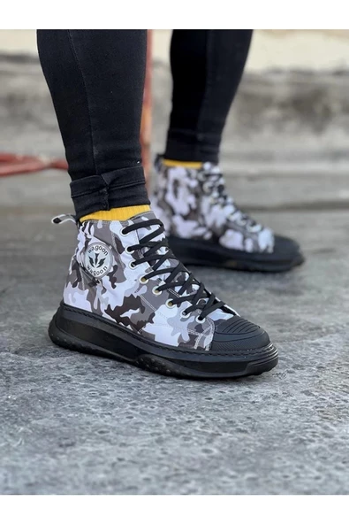 Terzi Bey Tb017 Acık Askeri Erkek Yarım Bilek Casual Ayakkabı