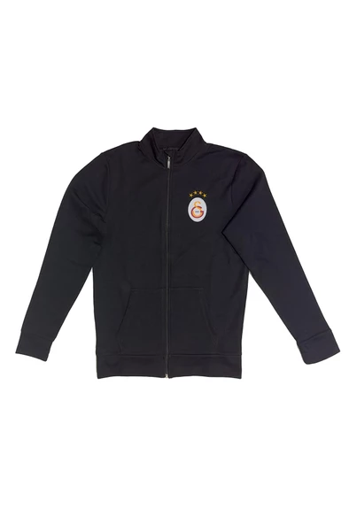 Galatasaray Orijinal Lisanslı Siyah Balıkçı Yaka Sweat Bileklik Set Hediyelik Ahşap Kutulu - Resim 2