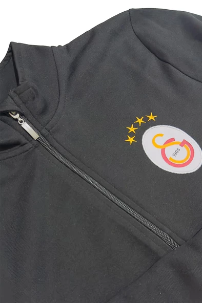 Galatasaray Orijinal Lisanslı Siyah Balıkçı Yaka Sweat Bileklik Set Hediyelik Ahşap Kutulu - Resim 6