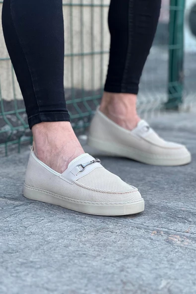 Terzi Bey Tb060 Bej Triko Babet Erkek Casual Ayakkabı - Resim 3