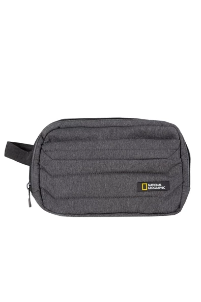National Geographic Tıraş ve El Çantası Portföy Gri N00706.125 - Resim 2
