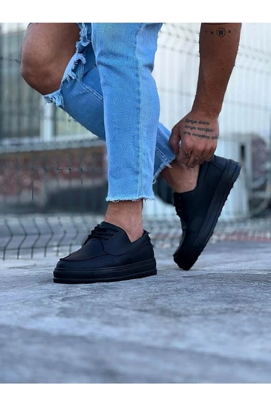 Terzi Bey Tb506 Kömür Erkek Saraclı Casual Ayakkabı - 3