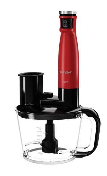 Arçelik RHB 6050 K Resital El Blender Seti Kırmızı - Resim 2