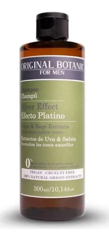 Original Botanic Gümüş Renk Koruyucu Vegan Şampuan Erkek 300 ml
