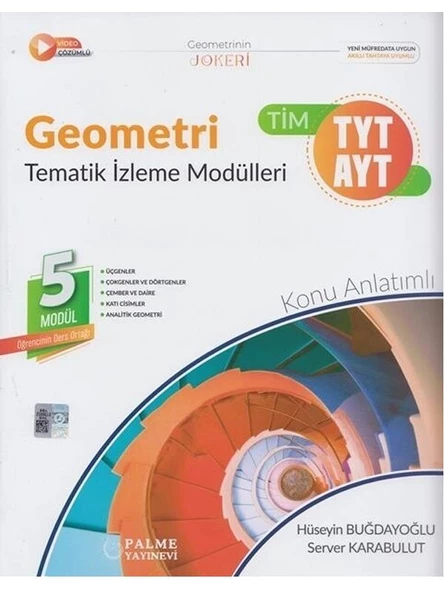 PALME YKS TYT AYT GEOMETRİ TEMATİK İZLEME MODÜLLERİ *YENİ*
