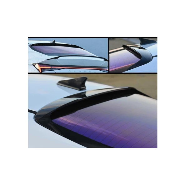 Hyundai elantra cam üstü spoiler pianoblack 2019+