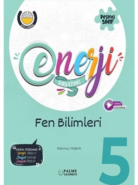 PALME 5.SINIF ENERJİ FEN BİLİMLERİ SORU KİTABI*YENİ*