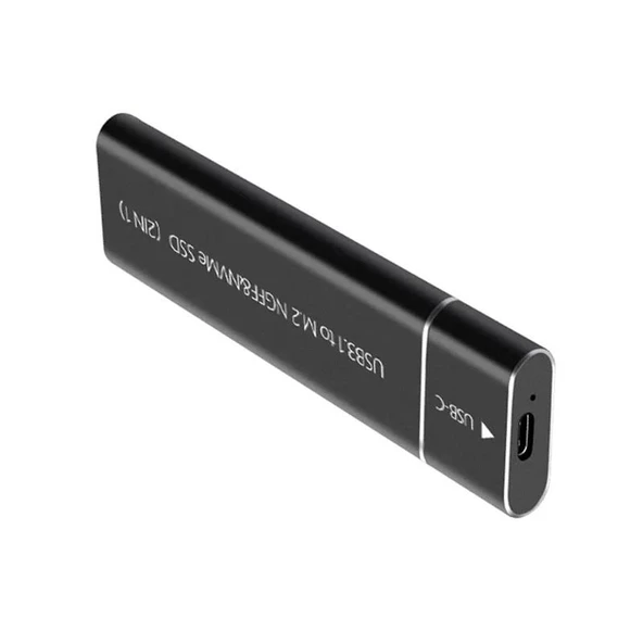 PrimeX PX-M2002 M2 Sata Kutu, M2 NVMe SSD Kutu, Type C USB3.0 NVMe SSD Kutusu ,NVMe M.2 SSD Hdd Kutusu, M2 SSD USB Çevirici (NVMe ve NGFF SSD Kutusu) - 3