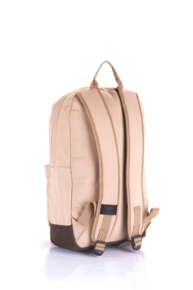 Cat Unisex Sırt Çantası Bej 83141 - Resim 3