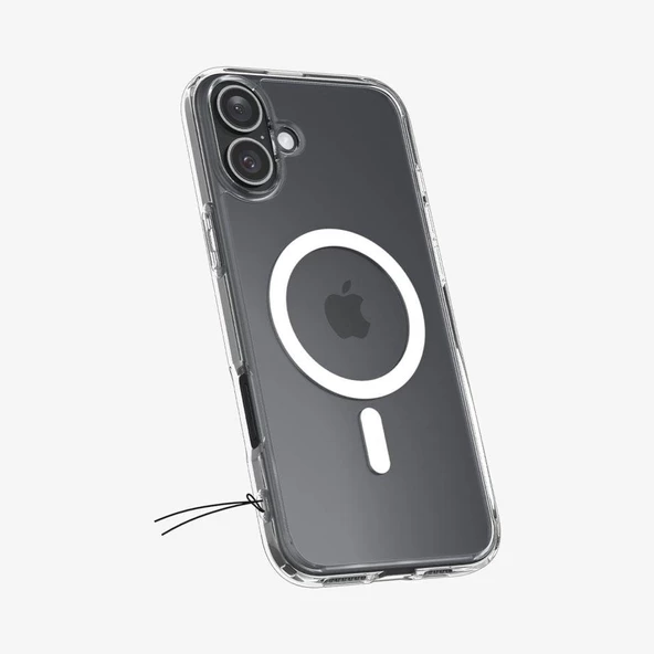 iPhone 16 Plus Kılıf Crystal MagSafe Özellikli Şeffaf - Resim 5