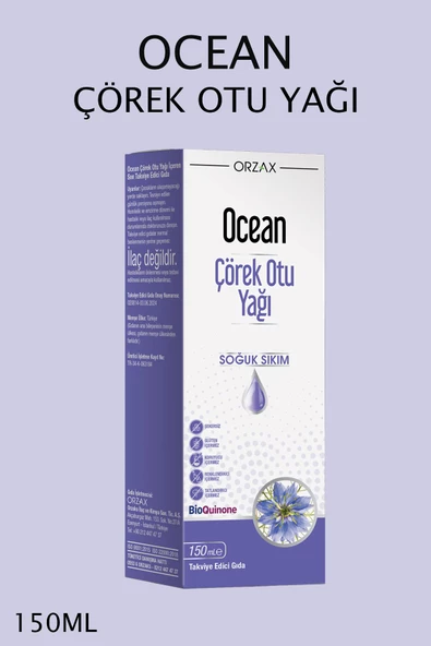 Ocean Çörek Otu Yağı Soğuk Sıkım 150 ml ürün görseli 1