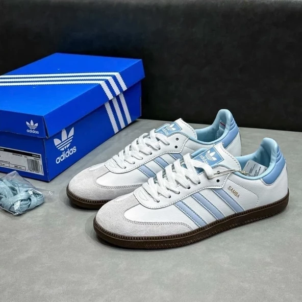 Adidas Samba Og Unisex White Blue