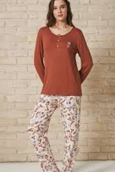 Pijadore Kadın Uzun Kollu Pijama Takımı 1723