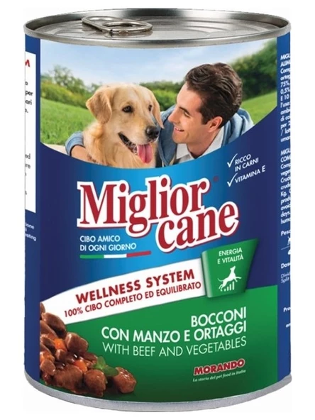 Miglior Cane Dana Etli Ve Sebzeli Köpek Maması 405gr