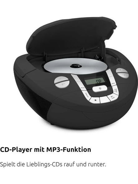 Technisat Viola Cd-1 Bluetooth Taşınabilir Stereo CD Çalar SİYAH - Resim 5