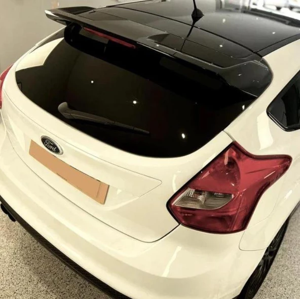 Ford Focus HB Piano Black Spoiler ABS Plastik 2012-2018 - 3