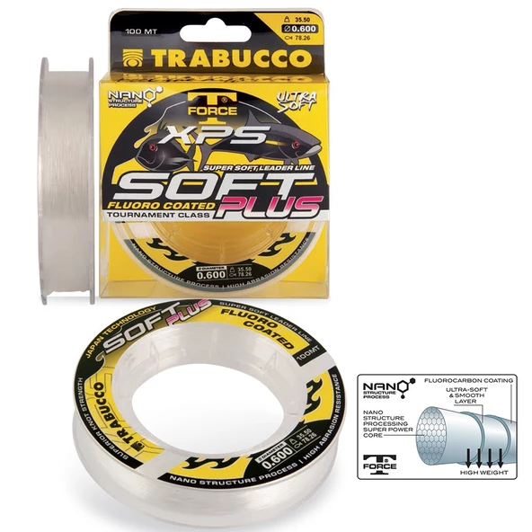 Trabucco TF XPS Soft Plus Fluoro Coated Misina Kalınlık (mm) : 0,45mm
