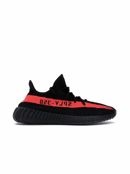 Adidas yeezy 350 v2 black red