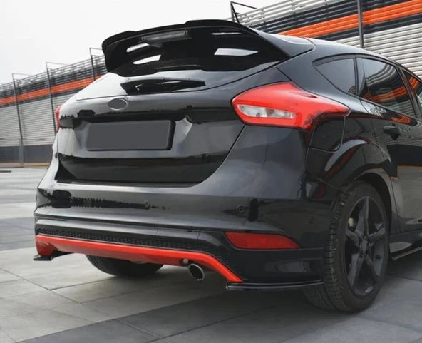 Ford Focus HB Piano Black Spoiler ABS Plastik 2012-2018 - 4