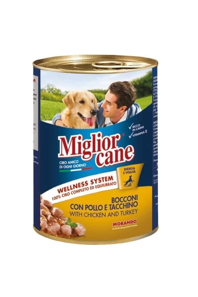 Miglior Cane Tavuklu Ve Hindili Köpek Konservesi 405gr