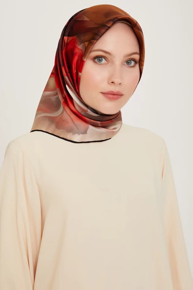 YENİ SEZON - 2024 SONBAHAR KIŞ - DJ SAF İPEK EŞARP 9448D (S)  ( SURA)- 03686
