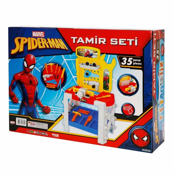 Dede Spıderman Tezgahlı Tamir Seti 35 Parça 73 cm - 4