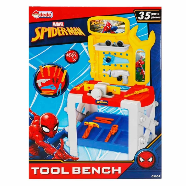 Dede Spıderman Tezgahlı Tamir Seti 35 Parça 73 cm - 5