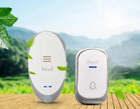 PrimeX Starwill Priz Beslemeli 32Pol. Melodi Kablosuz Zil Kapı Zili 220V, 433mhz Kablosuz Kapı Zili - Resim 4