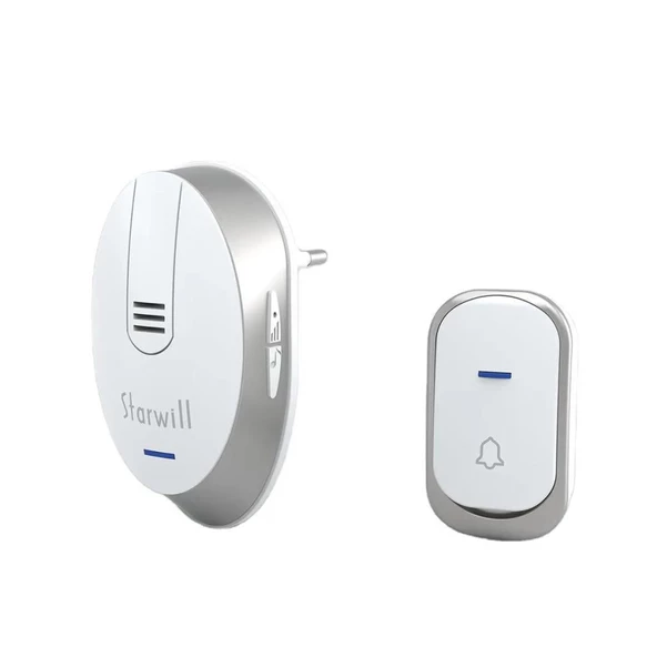 PrimeX Starwill Priz Beslemeli 32Pol. Melodi Kablosuz Zil Kapı Zili 220V, 433mhz Kablosuz Kapı Zili ürün görseli