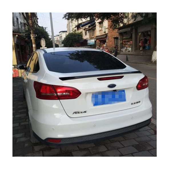 Ford focus 3 sedanbagaj üstü spoiler pianoblack boyalı 2012 / 2018