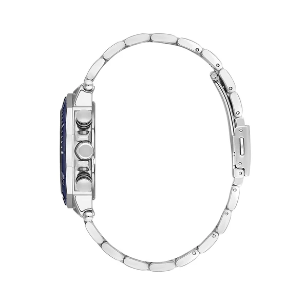 Daniel Klein DKE.1.13840.2 Lacivert Gümüş Chronograph Takvimli Çelik Kordonlu Erkek Kol Saati - 2