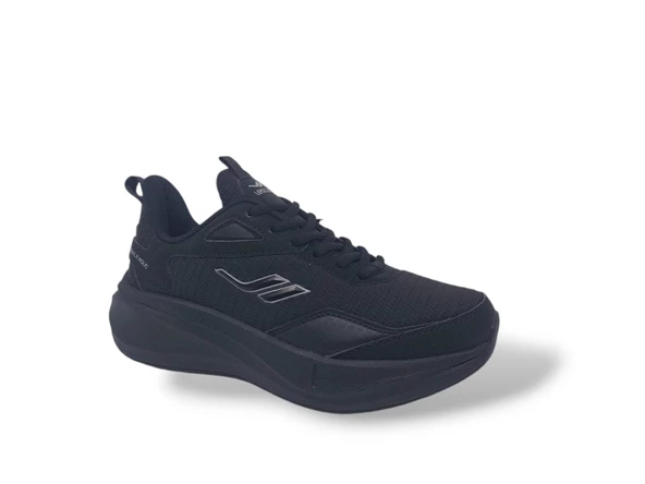 Lescon Street Runner 2 Siyah Yürüyüş Koşu Spor Ayakkabı - Resim 2