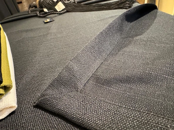 NİVEMESHOME ANTRASİT 140X220 KETEN MASA ÖRTÜSÜ - 3